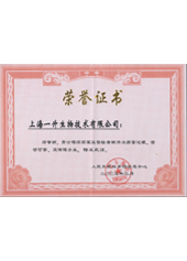技术荣誉证书